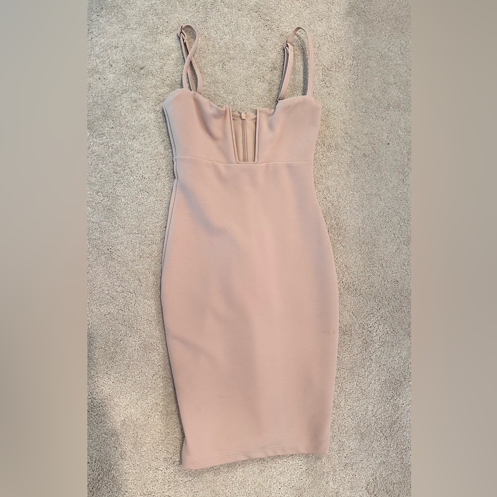 Nude Bodycon Dress